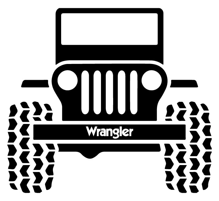 Adesivo per fuoristrada Jeep Wrangler Tj Adventures 4x4 offroad - 4x4 Design